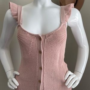 COCO & JAIMESON Knit Flutter Tank Top